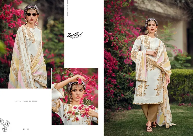 Iconic by Zulfat Pure Cotton Printed Dress Material Wholesale Market In Surat